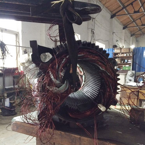 合肥電機維修時怎么處理集電環(huán)短路的故障？